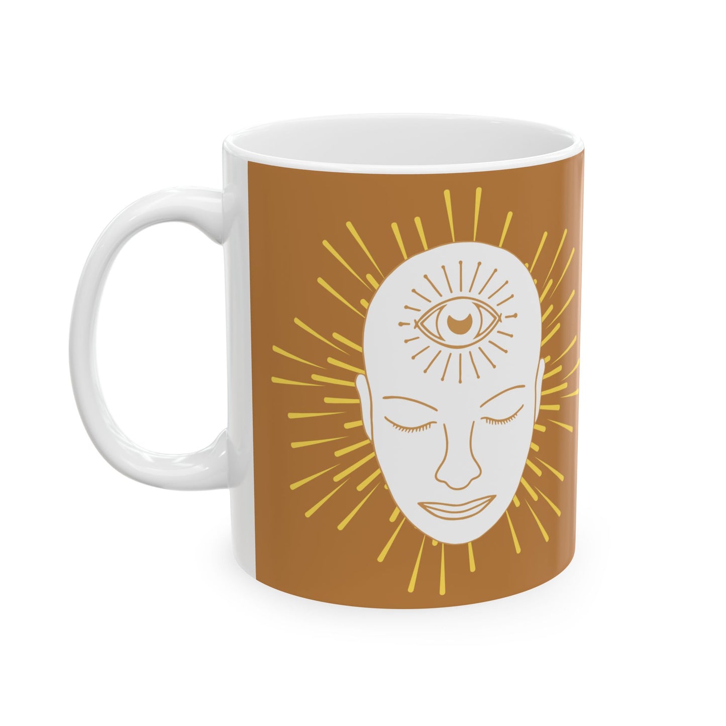 "Third Eye Awakening" Ceramic Mug – Sip into Clarity (11oz & 15oz)