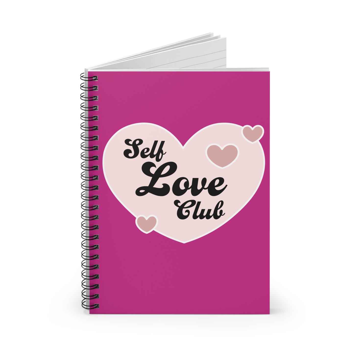 "Self Love Club" Spiral Notebook – Ruled for Your Thoughts