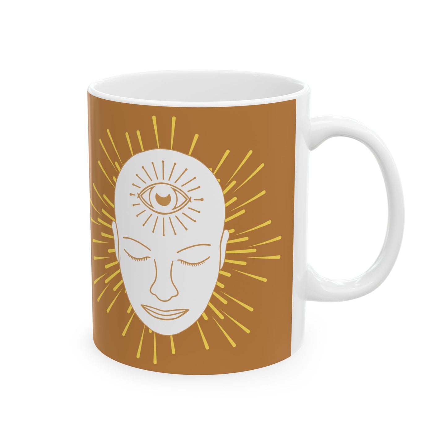 "Third Eye Awakening" Ceramic Mug – Sip into Clarity (11oz & 15oz)