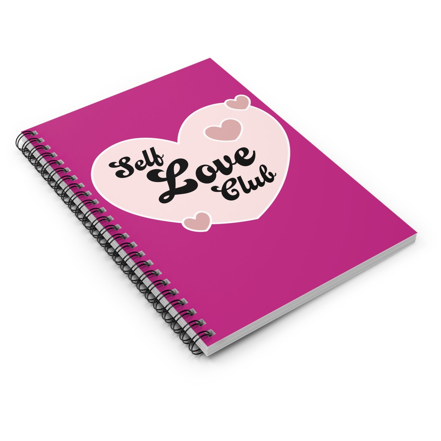 "Self Love Club" Spiral Notebook – Ruled for Your Thoughts