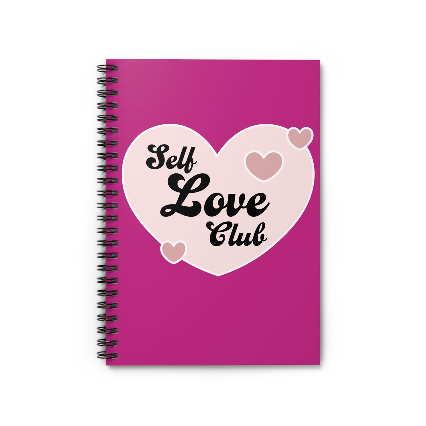 "Self Love Club" Spiral Notebook – Ruled for Your Thoughts