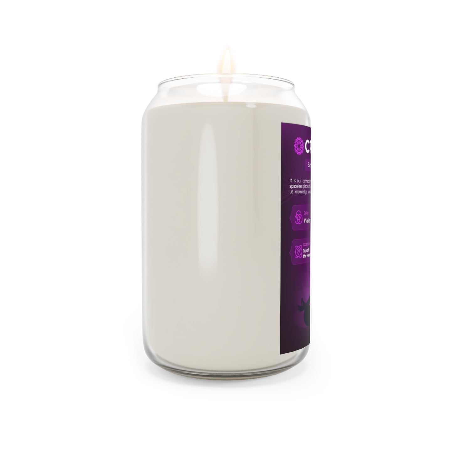 Crown Chakra Meditation Candle, 13.75oz