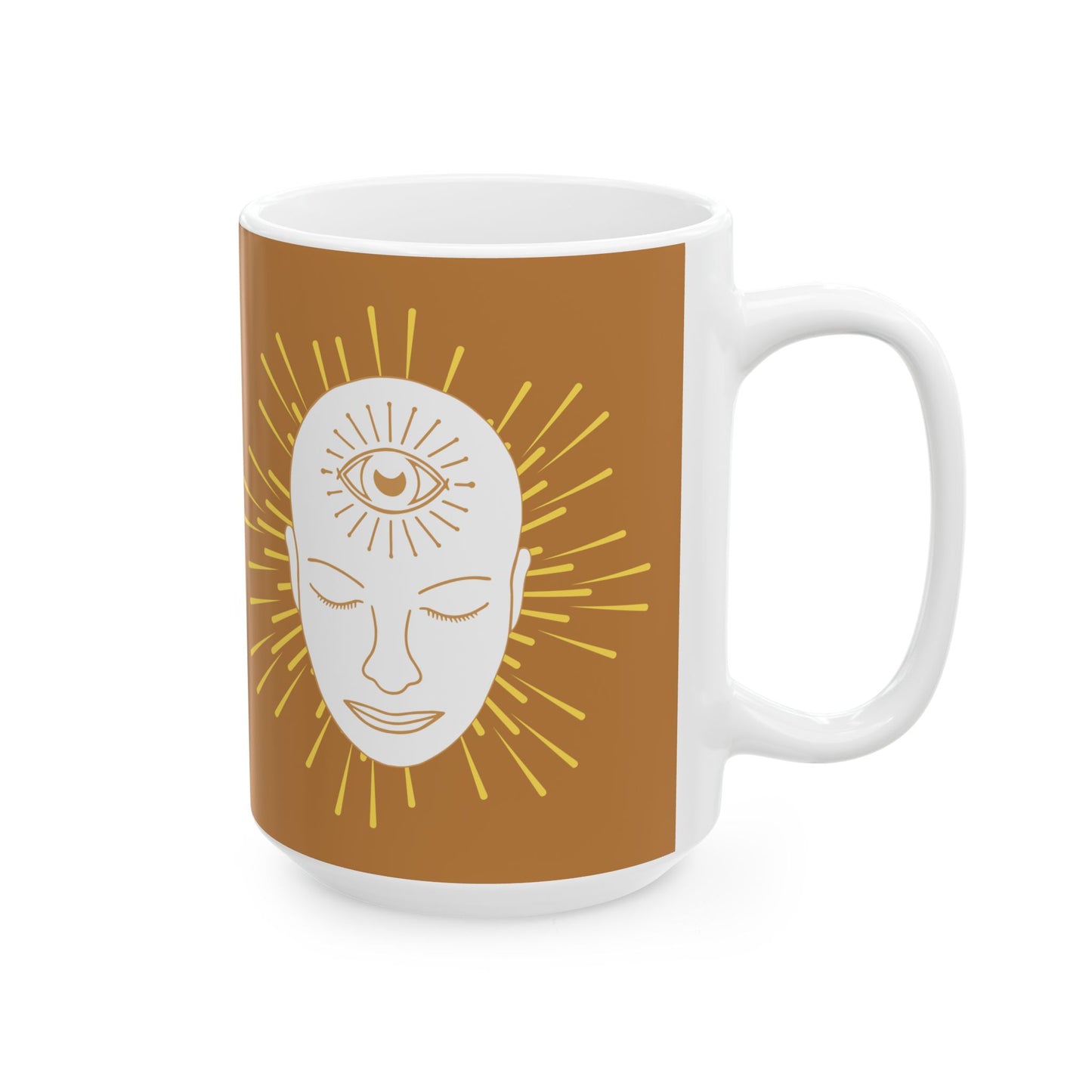 "Third Eye Awakening" Ceramic Mug – Sip into Clarity (11oz & 15oz)