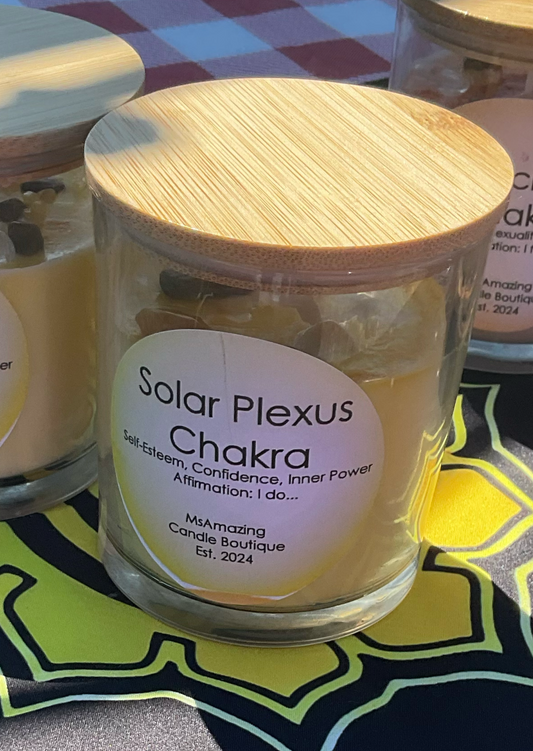 Solar Plexus Chakra Healing Candle