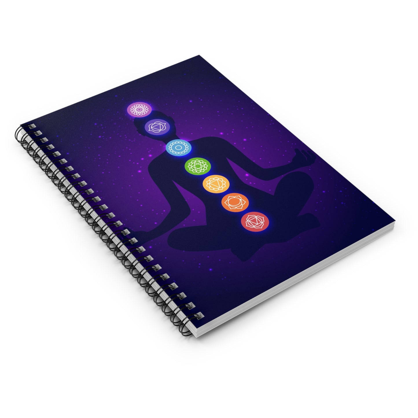 "Chakra Meditation" Spiral Notebook – Ruled Lines for Inspired Thoughts