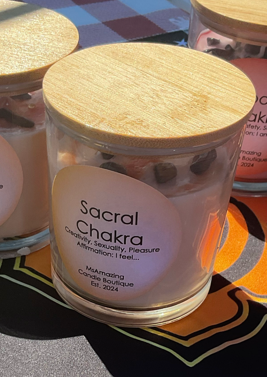 Sacral Chakra Healing Candle