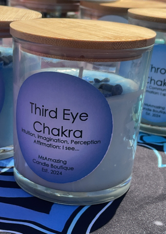 Third Eye Chakra Healing Candle