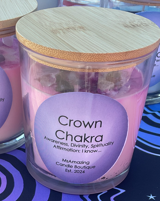 Crown Chakra Healing Candle